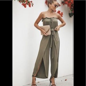 Essue olive jumpsuit from Vici